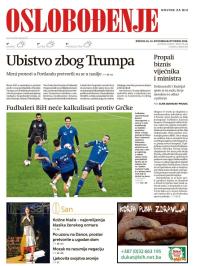 Oslobođenje - broj 25134, 13. nov 2016.
