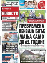 Večernje novosti - broj 2583, 19. apr 2017.