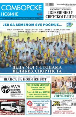 Somborske novine - broj 3396, 26. jul 2019.