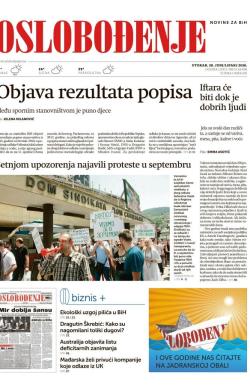 Oslobođenje - broj 25.001, 28. jun 2016.