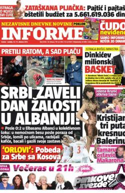 Informer - broj 1048, 10. okt 2015.