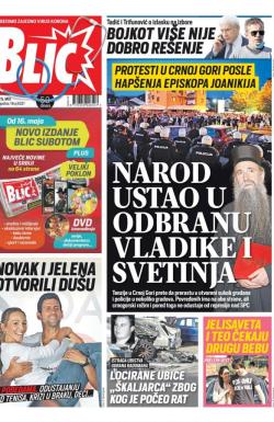 Blic - broj 8337, 15. maj 2020.