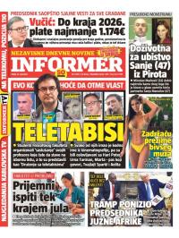 Informer - broj 3985, 23. maj 2025.