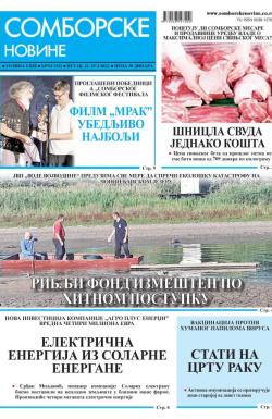 Somborske novine - broj 3552, 22. jul 2022.