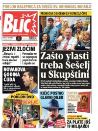 Blic - broj 7819, 20. nov 2018.