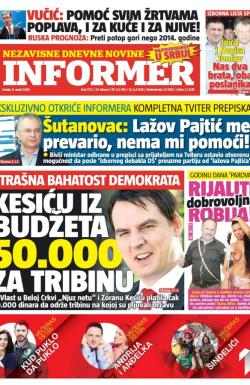 Informer - broj 1172, 9. mar 2016.
