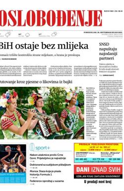 Oslobođenje - broj 27105, 26. sep 2022.