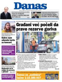 Danas - broj 10158, 6. mar 2026.