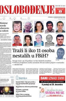 Oslobođenje - broj 25553, 16. jan 2018.
