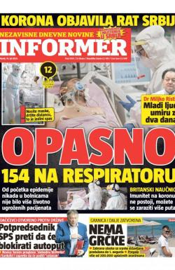 Informer - broj 2500, 14. jul 2020.