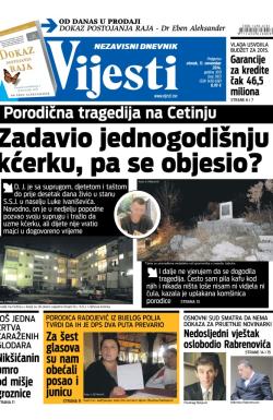 Vijesti - broj 5973, 11. nov 2014.
