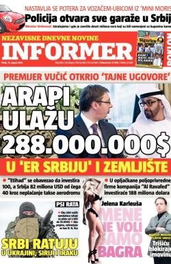 Informer - broj 695, 15. avg 2014.