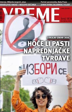 Vreme - broj 1834, 26. feb 2026.