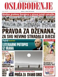 Oslobođenje - broj 24.921, 9. apr 2016.