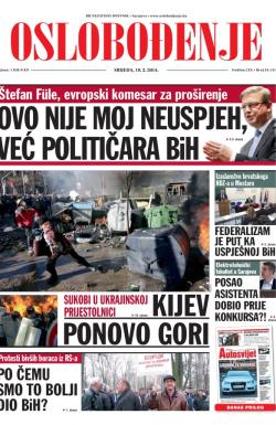 Oslobođenje - broj 24.141, 19. feb 2014.