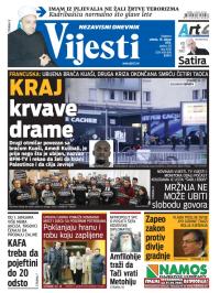 Vijesti - broj 6030, 10. jan 2015.