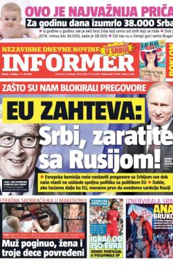 Informer - broj 1270, 2. jul 2016.