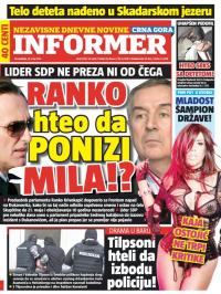Informer CG - broj 1229, 16. maj 2016.