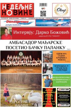 Nedeljne novine, B. Palanka - broj 2580, 20. feb 2016.