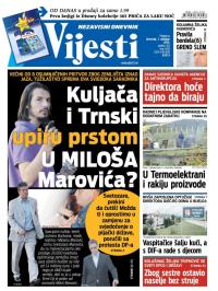 Vijesti - broj 6292, 1. okt 2015.