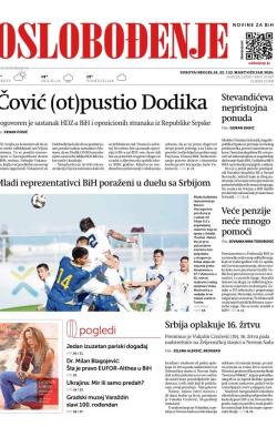 Oslobođenje - broj 27867, 22. mar 2025.