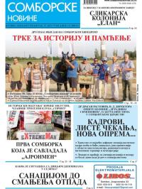 Somborske novine - broj 3556, 19. avg 2022.