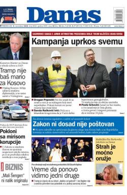Danas - broj 8442, 9. nov 2020.