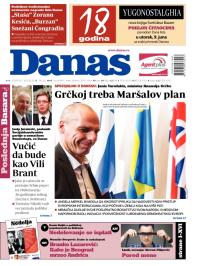 Danas - broj 6459-6460, 6. jun 2015.