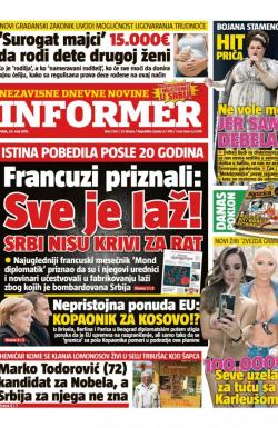 Informer - broj 2154, 24. maj 2019.