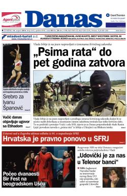 Danas - broj 6163, 14. avg 2014.