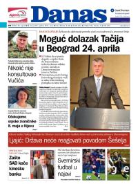 Danas - broj 6407, 15. apr 2015.