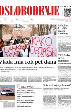 Oslobođenje - broj 28087, 10. dec 2025.