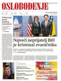 Oslobođenje - broj 25268, 31. mar 2017.