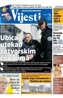 Vijesti - broj 6299, 8. okt 2015.