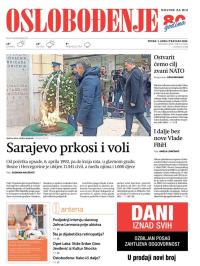 Oslobođenje - broj 27268, 7. apr 2023.