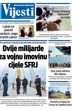 Vijesti - broj 9793, 6. avg 2025.