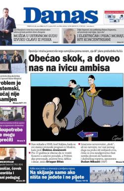 Danas - broj 9514, 22. jan 2024.