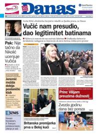 Danas - broj 7056, 23. jan 2017.
