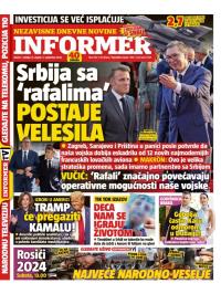 Informer - broj 3767, 31. avg 2024.