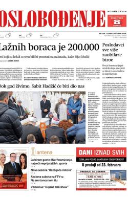 Oslobođenje - broj 25604, 9. mar 2018.