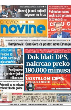 Dnevne novine - broj 2755, 11. avg 2020.