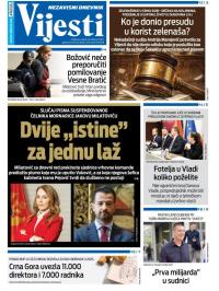 Vijesti - broj 9986, 20. feb 2026.