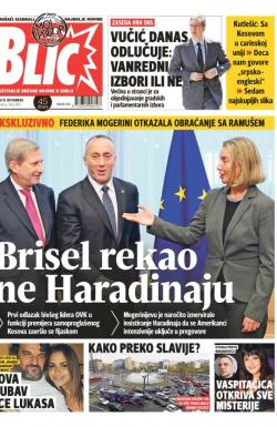 Blic - broj 7459, 18. nov 2017.