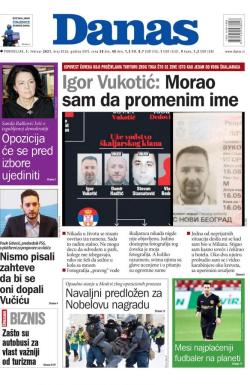 Danas - broj 8526, 1. feb 2021.