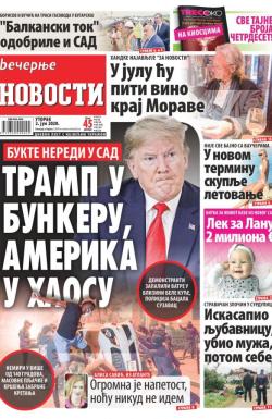 Večernje novosti - broj 3611, 2. jun 2020.