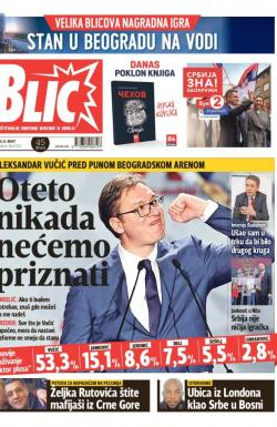 Blic - broj 7224, 25. mar 2017.