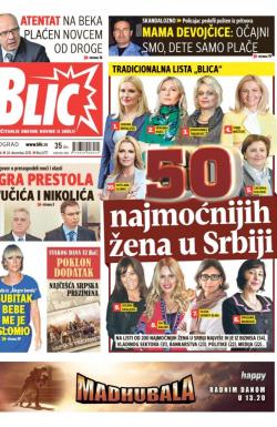 Blic - broj 6777, 24. dec 2015.
