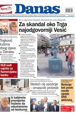 Danas - broj 8023, 17. sep 2019.