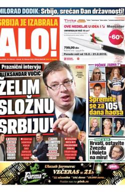 Alo - broj 2865, 15. feb 2016.