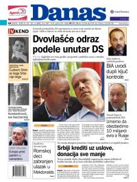 Danas - broj 5409-5410, 21. jul 2012.